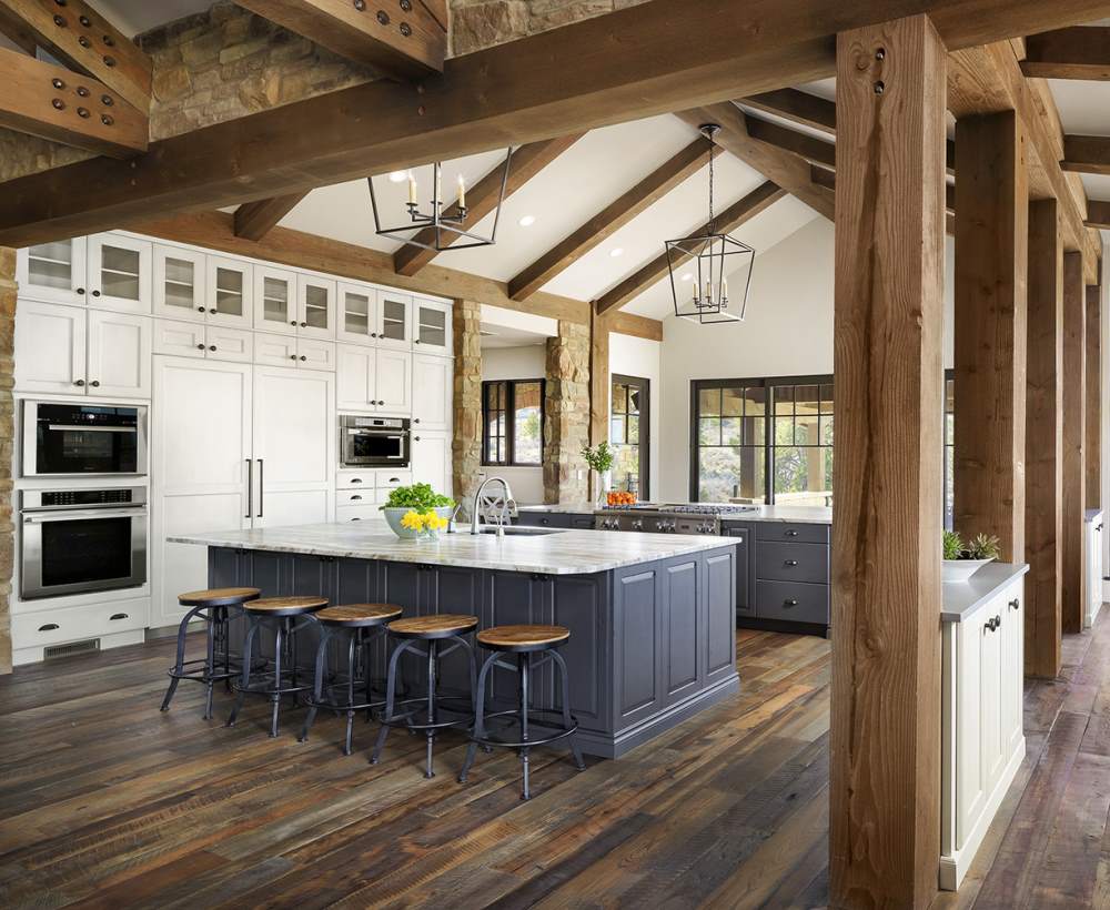 mountain style kitchen design