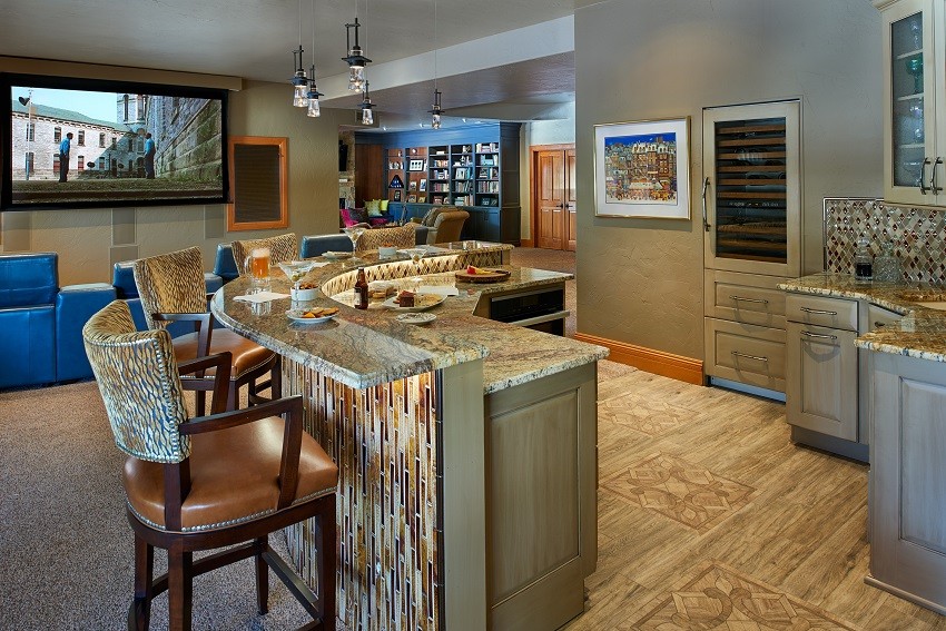 Home Bar Area kitchen design
