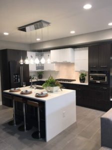 Visit kitchen showroom with clients