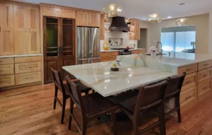 Stylish completed kitchen renovation showcasing modern design, premium finishes, and professional craftsmanship