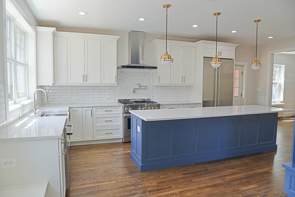 Modern kitchen remodel, showing the impact of professional Kitchen Remodelling design services.